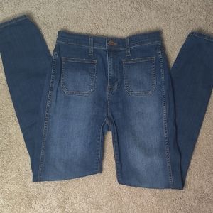 Madewell High Waisted Sailor Jeans